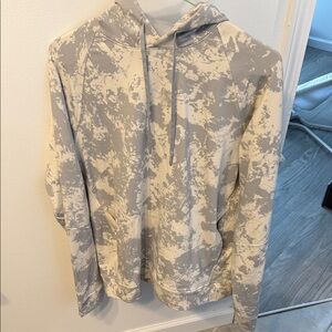 Lululemon Athletica Gray and Cream Hoodie